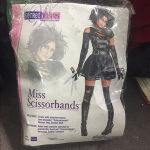 Edward scissorhands size small miss costume sexy
